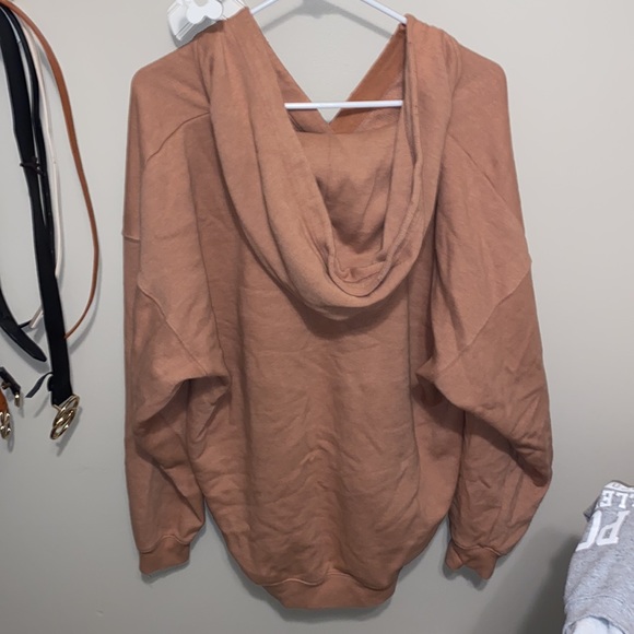 Aerie oversized v-neck hoodie - Picture 2 of 4